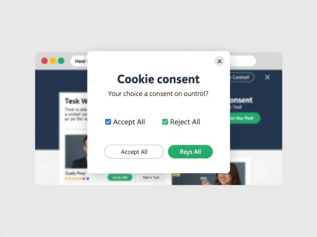 Ilustrace dialogového okna pro souhlas se soubory cookie