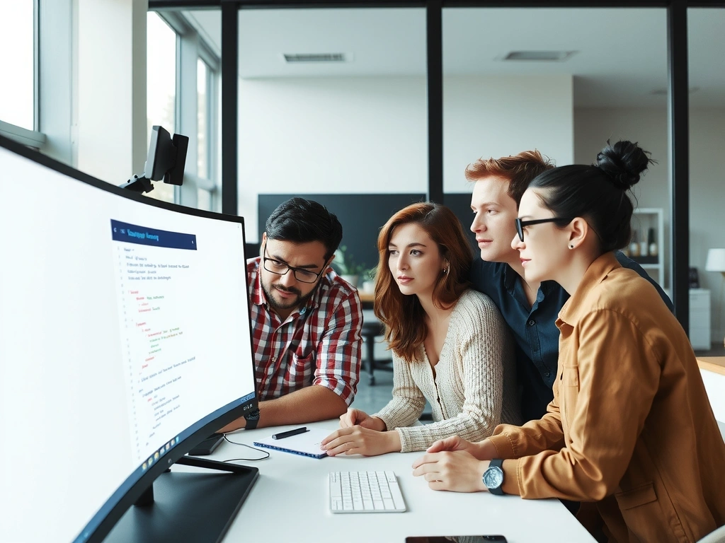 Tým VisionCraft diskutuje o digitálních strategiích a inovacích